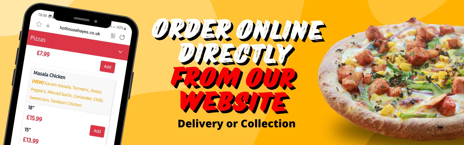 Hot House Pizza Online Ordering